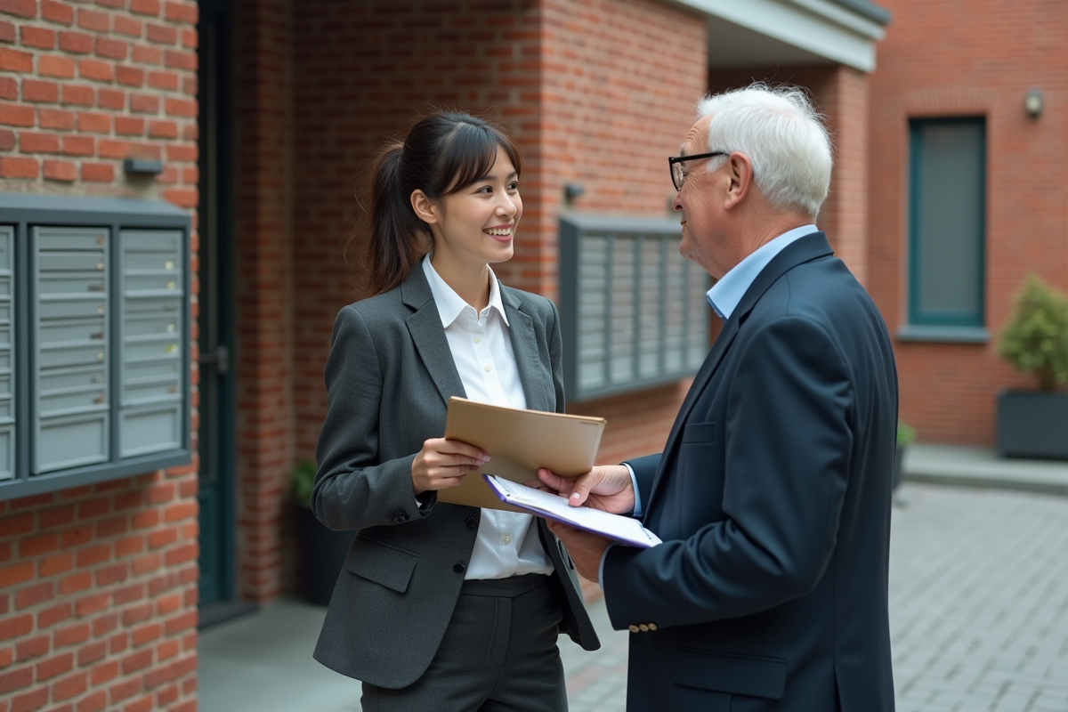 Jeune femme en tenue d