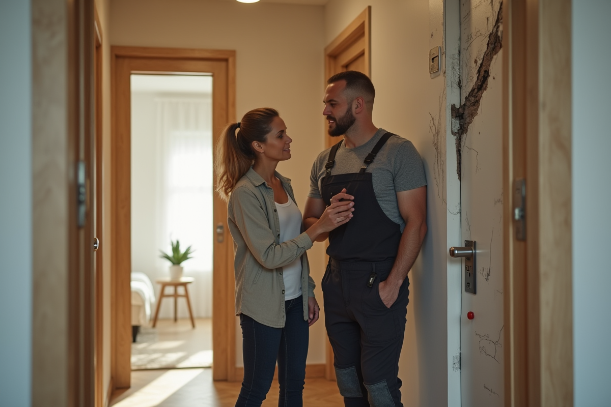 Responsabilité financière pour la réparation d’une porte d’entrée endommagée lors d’un cambriolage